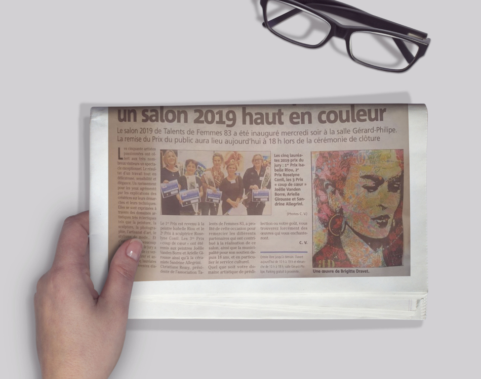 Brigitte Dravet Artiste Plasticienne Toulon Salon 2019 Haut En Couleur
