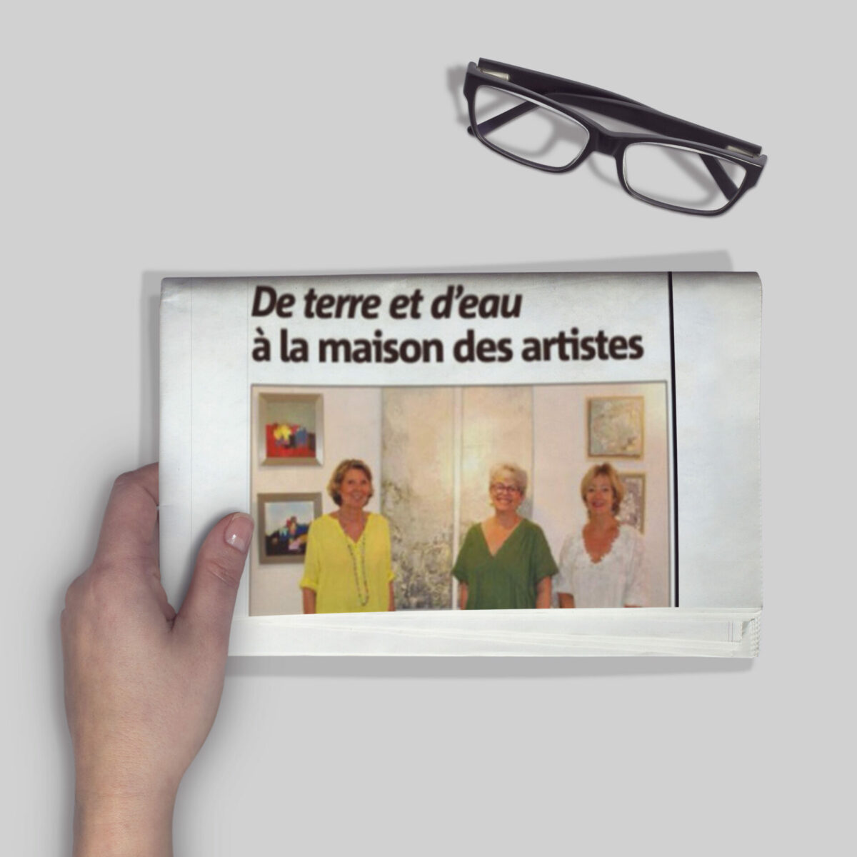 Brigitte Dravet Artiste Plasticienne Toulon De Terre Et Deau A La Maison Des Artistes
