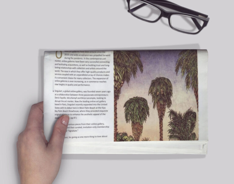 Brigitte Dravet Artiste Plasticienne Toulon Parution Dans Le Magazine Luxury Home Magazine 2