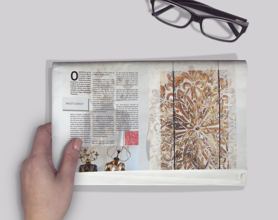 Brigitte Dravet Artiste Plasticienne Toulon Magazine Chic